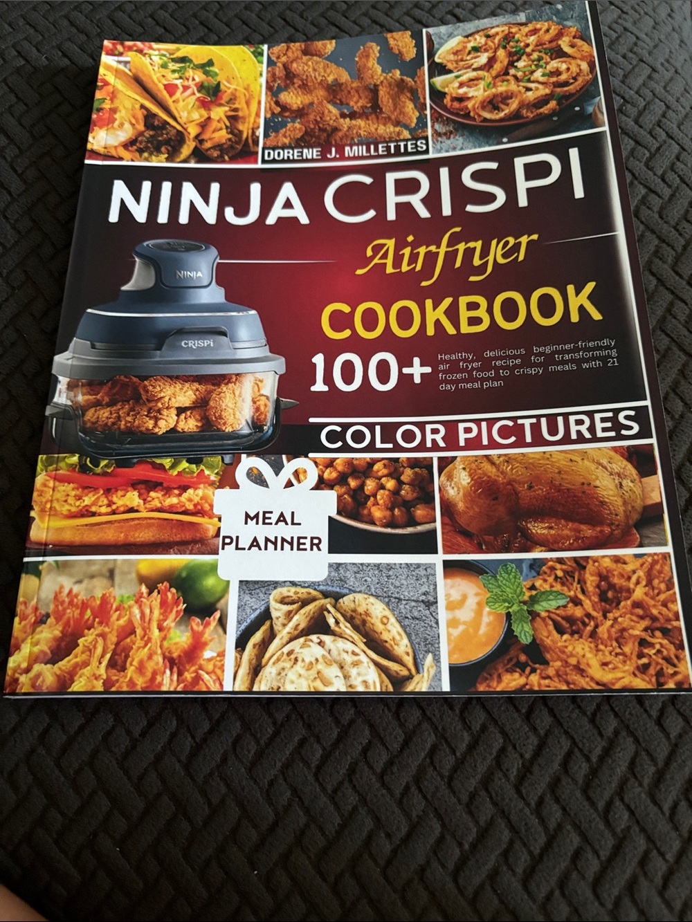 Ninja Crispi Airfryer Cookbook - Navy Blue Cover